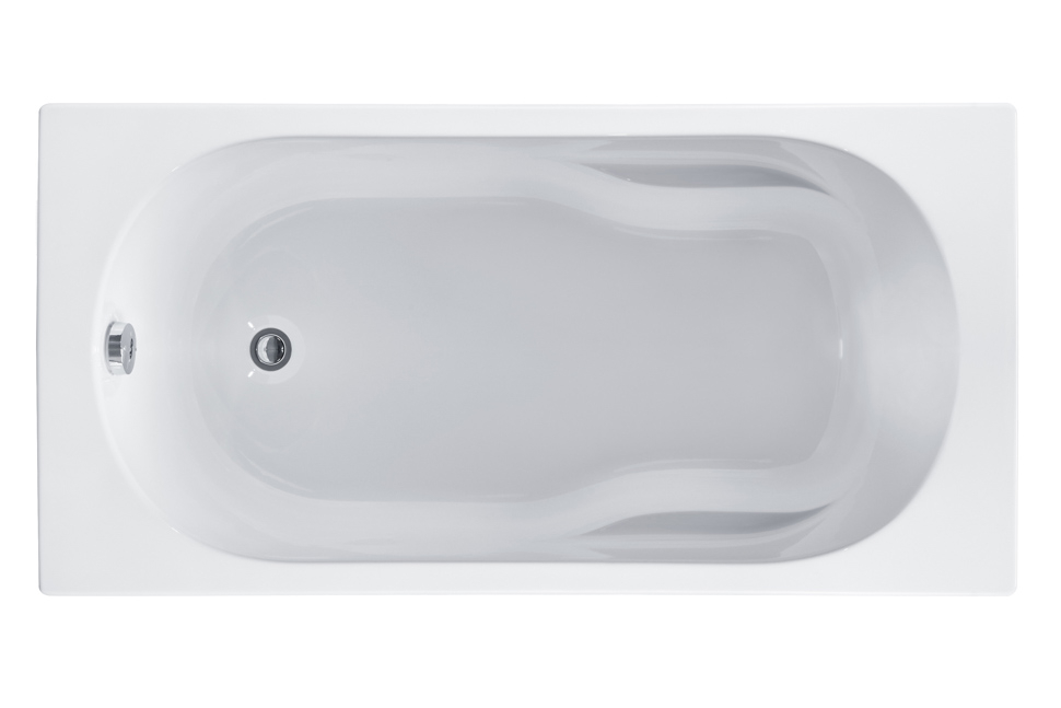 Ванна акриловая Roca Genova-N 150x75, прямоугольная, белая, ZRU9302894